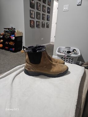 Sorel Men's Insulated Chelsea Boots Brown Waterproof Leather Size 13 Winter